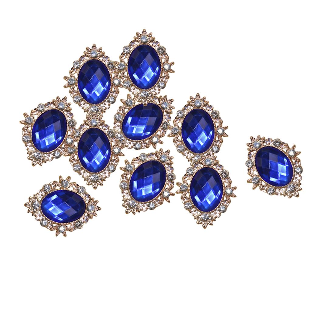 Boutons ovales en strass à dos - Embellish Knit avis et prix