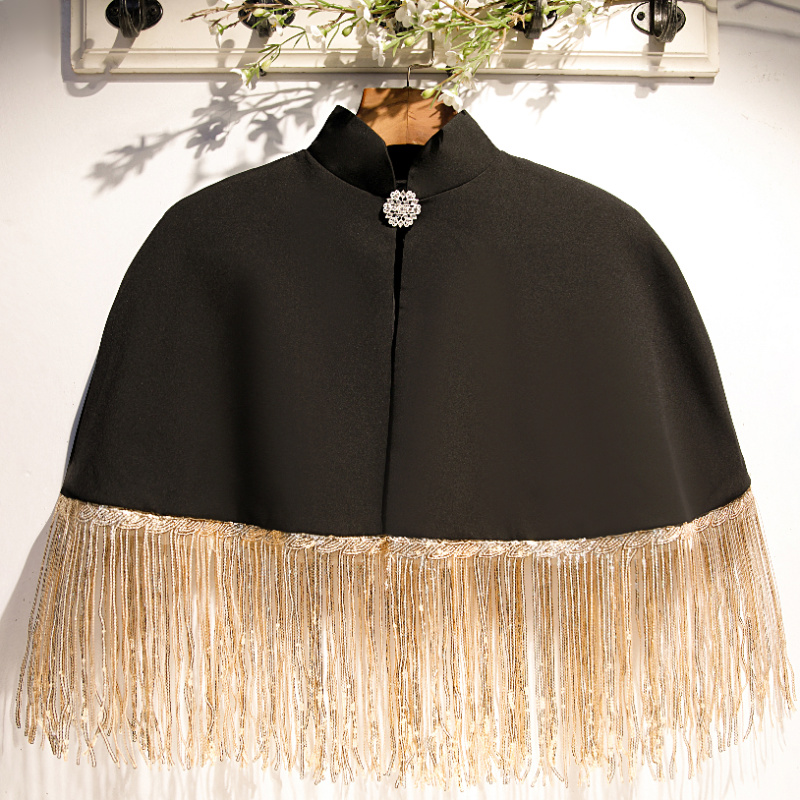 Everak-Châle en dentelle pour - Tassel Fringe Trim avis et prix