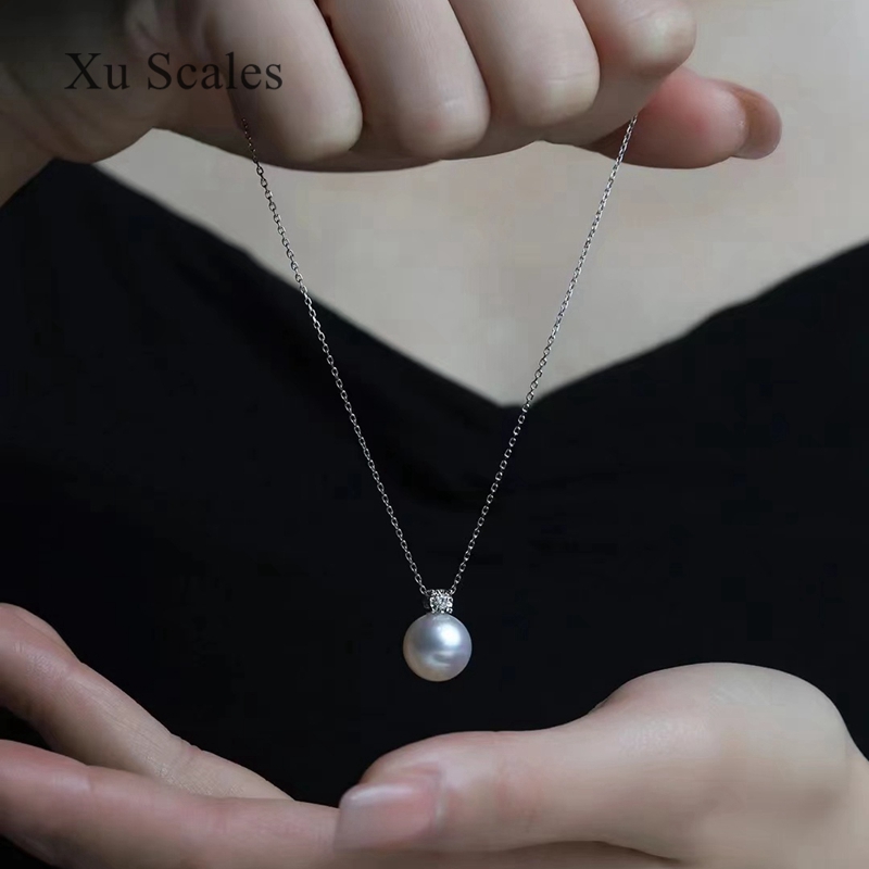 Collier pendentif perle nature - Crystal Mesh Fabric avis et prix