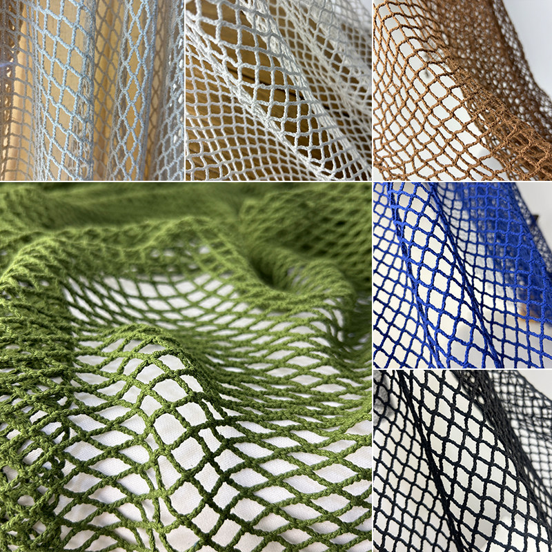 Crystal Mesh Fabric - Tissu en coton et lin à