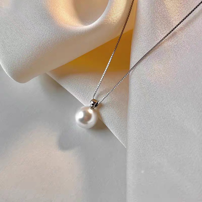 Collier de perles en argent St - Pearl Trim Chain avis et prix