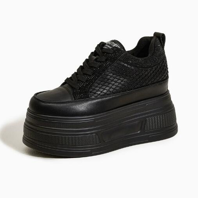 Nouvelles Baskets Compensées D - Crystal Mesh Fabric avis et prix