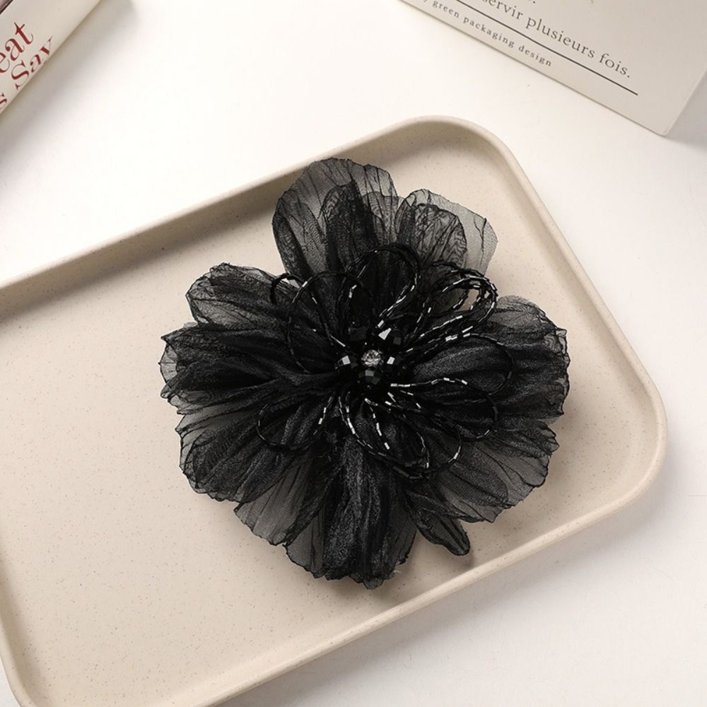 Fleur en tissu organza, patch  - Crystal Mesh Fabric avis et prix